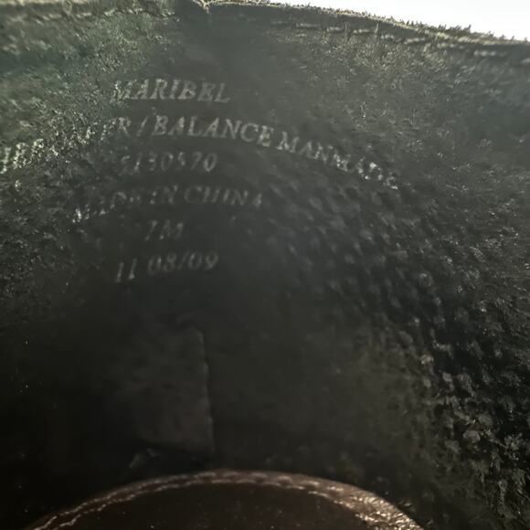 Whimsygoth Suede Heels Sz 7 Witchy Buckle Black Shoes Gothic Cottage Vibes - Picture 7 of 7